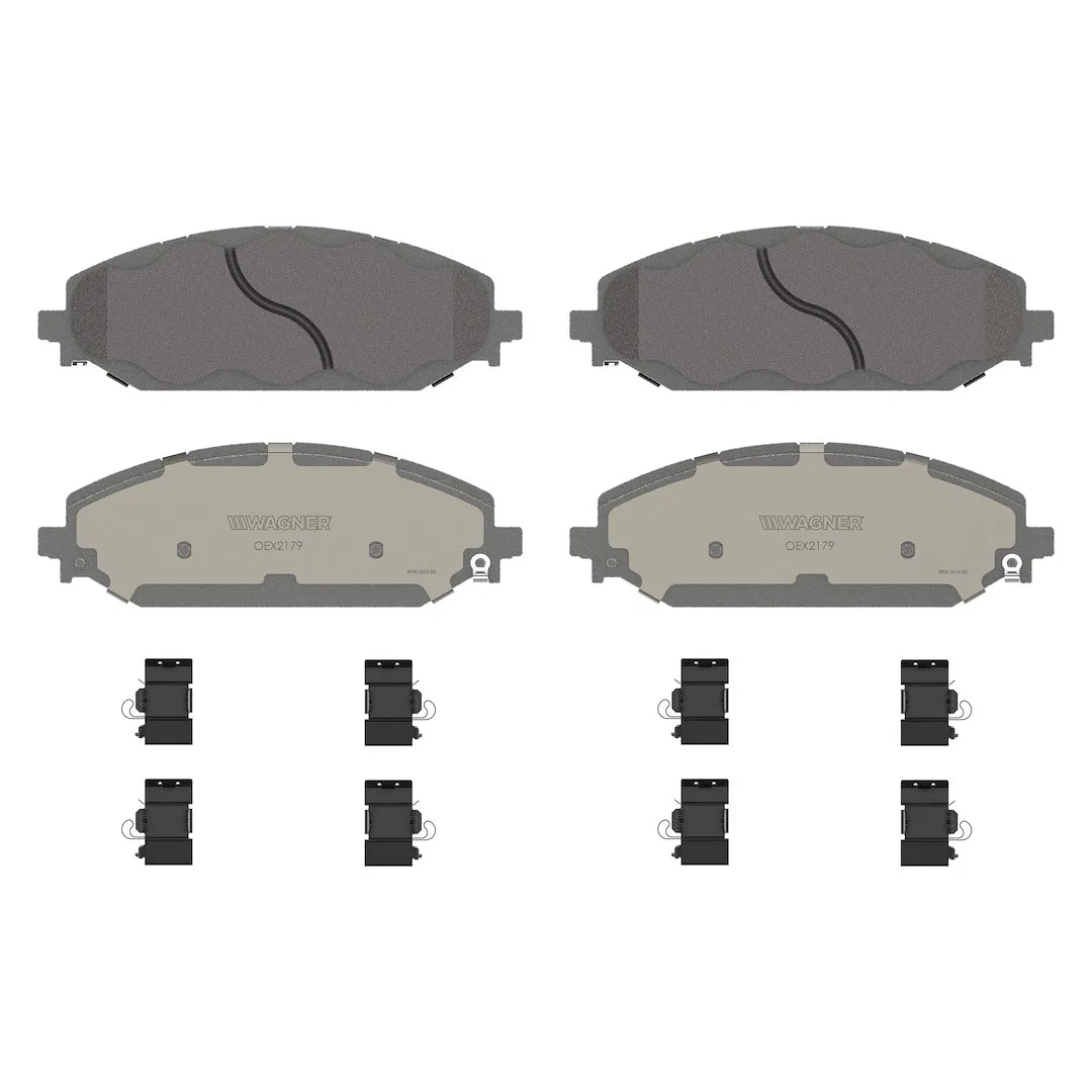 OEX2179 – WAGNER BRAKE Brake Pad, FMSI Number D2179-9424 Ceramic Set Of 4 With Mounting Hardware